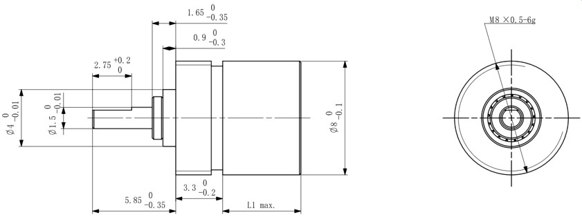 Planetary Gearbox Dimensional